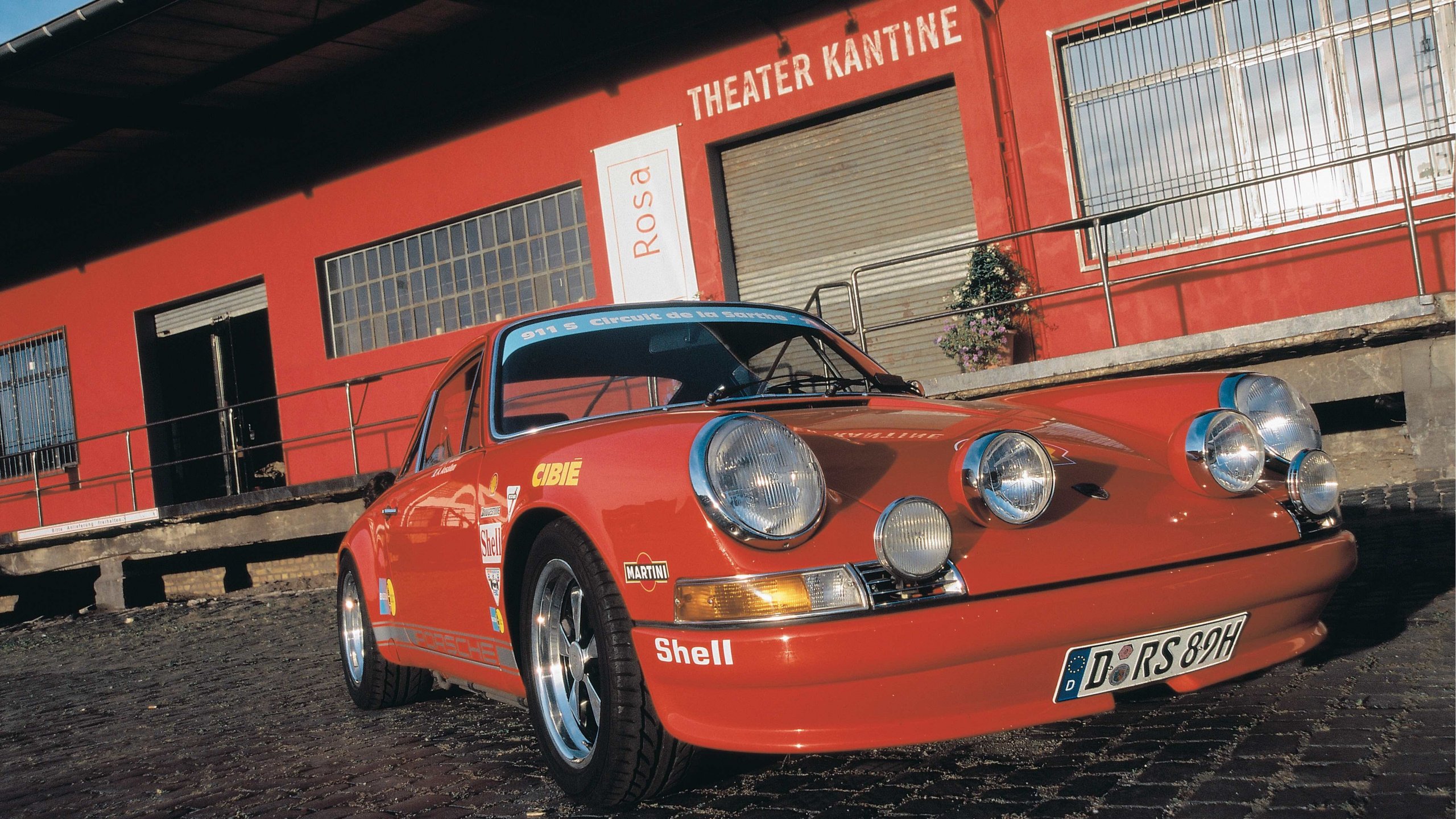Vinyl Replik Porsche 911 klassische Martini-Rennen